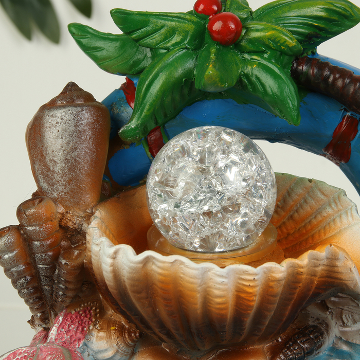 Фонтан "Морские приключения" 13х19х25 см (с подсветкой)