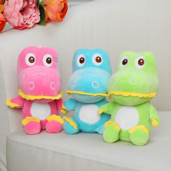 Мягкая игрушка "Динозаврик" цвета микс