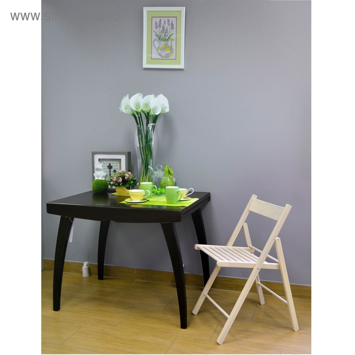 фото Стул складной, цвет белёный дуб