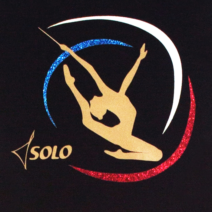 Майка гимнастикая RG402.9-107, цвет чёрный (36)