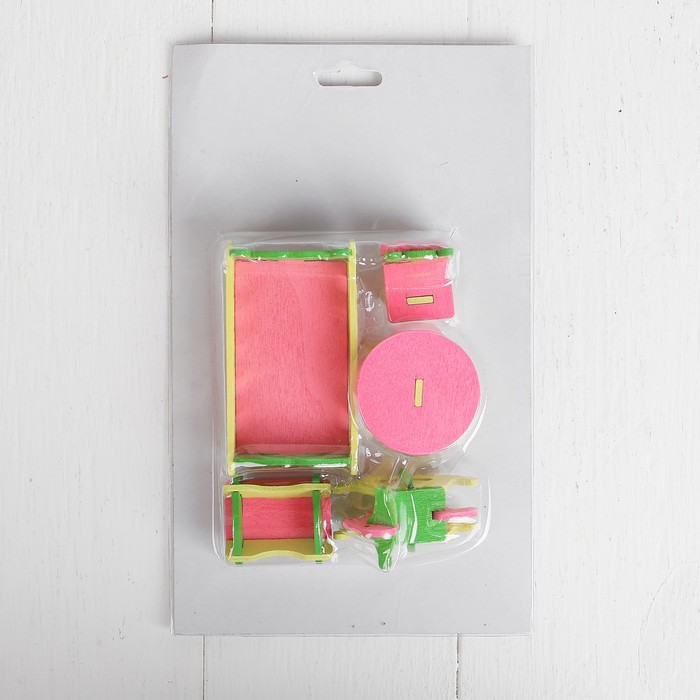 Мебель для кукол "Спальня с детской"