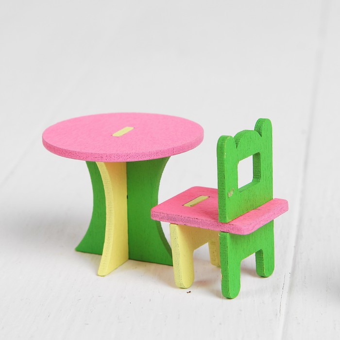 Мебель для кукол "Спальня с детской"