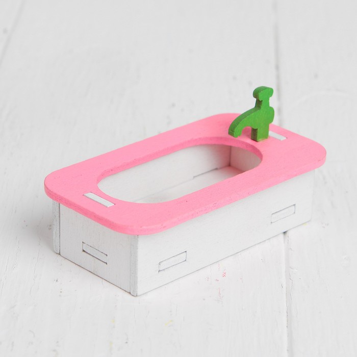 Мебель для кукол "Ванная с зеркалом"