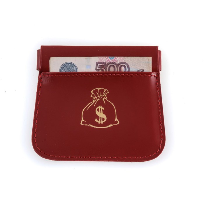Футляр для монет, н/к, цвет красный