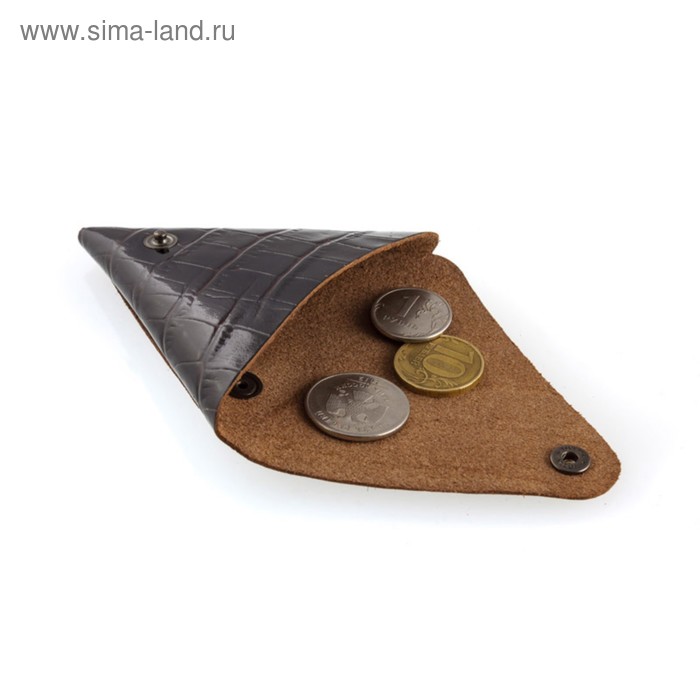 

Футляр для монет, н/к, цвет коричневый