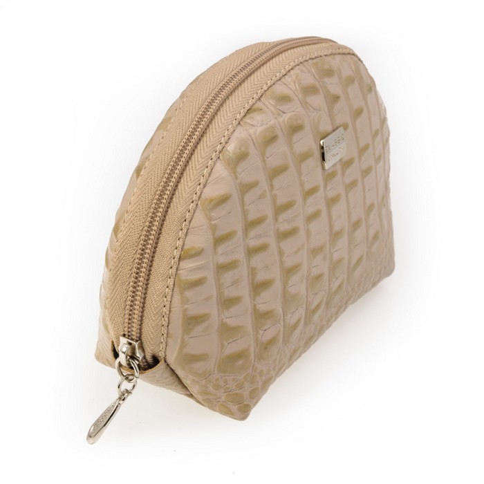 Косметичка женская, н/к, цвет бежевый кайман