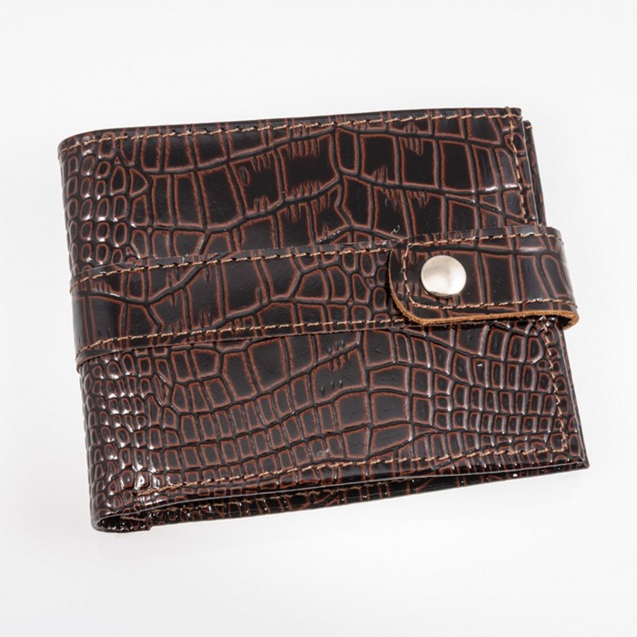 Кошелёк, натуральная кожа, цвет коричневый