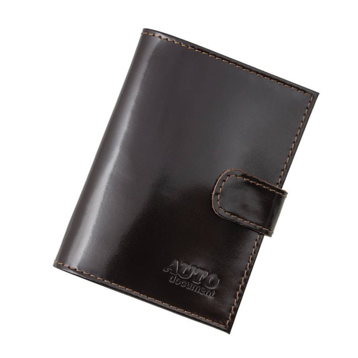 Бумажник водителя, натуральная кожа, цвет коричневый