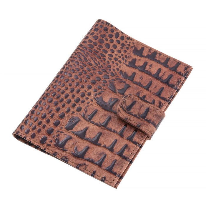 Обложка для автодокументов, н/к, цвет коричневый