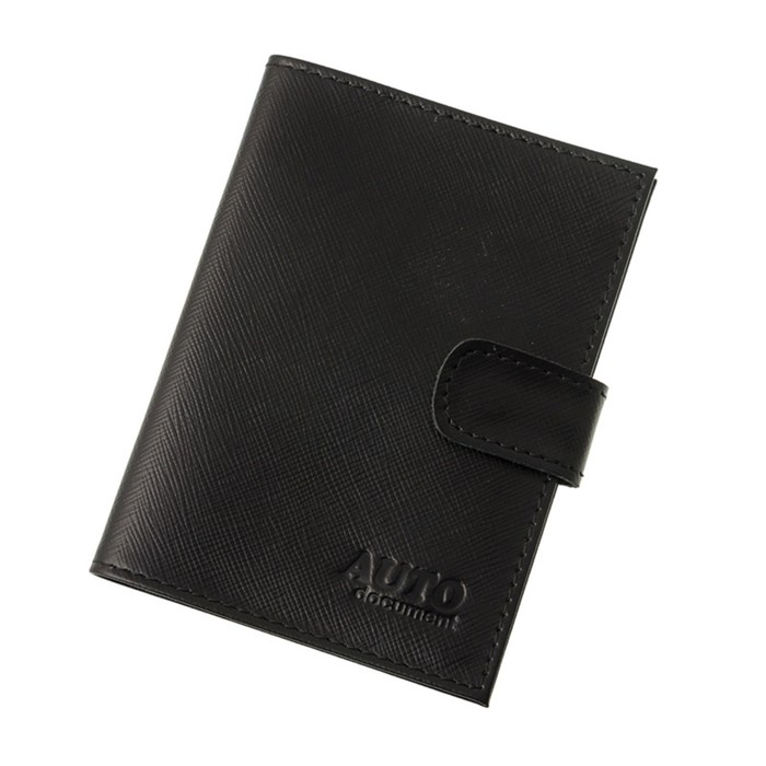 Кошелёк, натуральная кожа, цвет чёрный