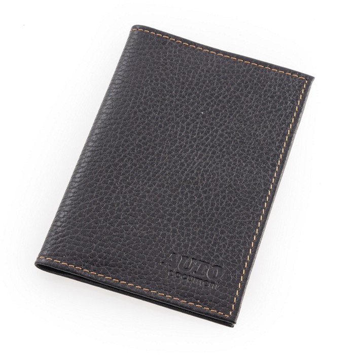 Обложка для автодокументов, н/к, цвет чёрный