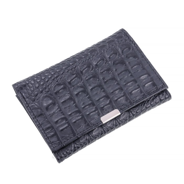 Кошелёк, натуральная кожа, цвет чёрный