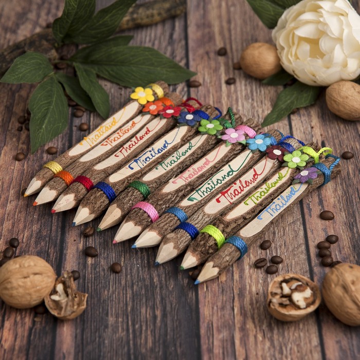 Сувенирный набор "Волшебные карандаши" 10шт 20х18х1,5 см