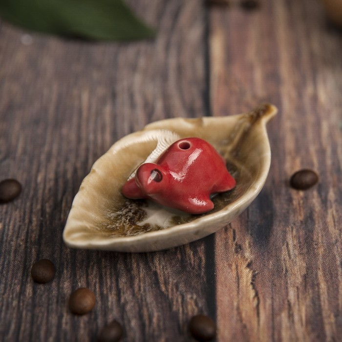 Подставка под благовония "Розовая черепашка" 9х5х2,5 см