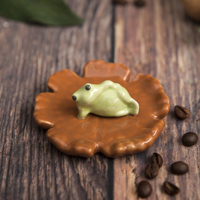 Подставка под благовония "Лягушка" 7,5х7,5х3 см