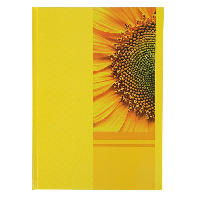 Колледж-тетрадь А4, 160 листов клетка Calligrata "Подсолнух", твёрдая обложка