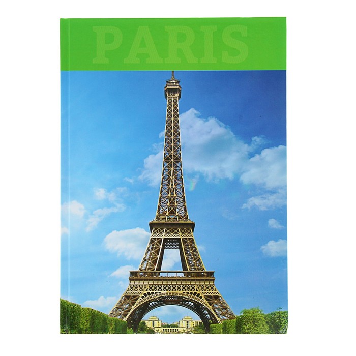 Колледж-тетрадь А4, 160 листов клетка Calligrata "Париж", твердая обложка