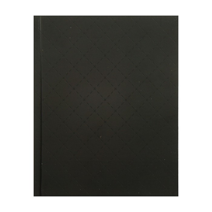 Колледж-тетрадь А5, 120 листов клетка Calligrata "Чёрная с орнаментом", твердая обложка