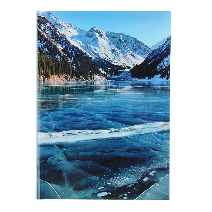 Колледж-тетрадь А5, 120 листов клетка Calligrata "Байкал", твердая обложка