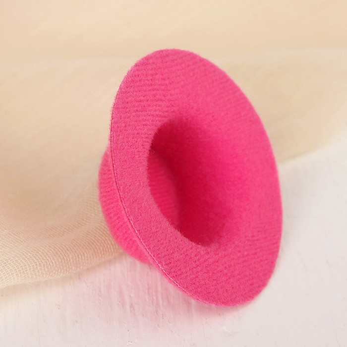 Шляпа для игрушек, размер 5 см, цвет розовый