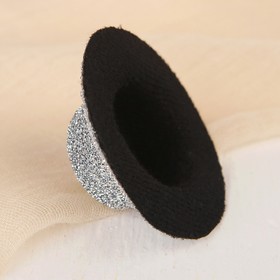 

Шляпа для игрушек, размер 5 см, цвет серебро