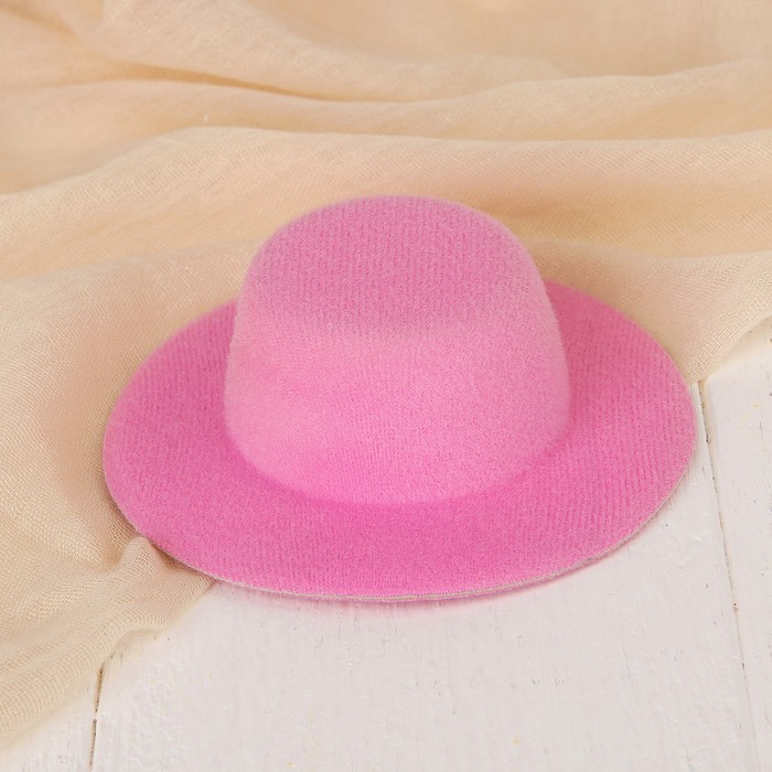 Шляпа для игрушек, размер 10 см, цвет розовый