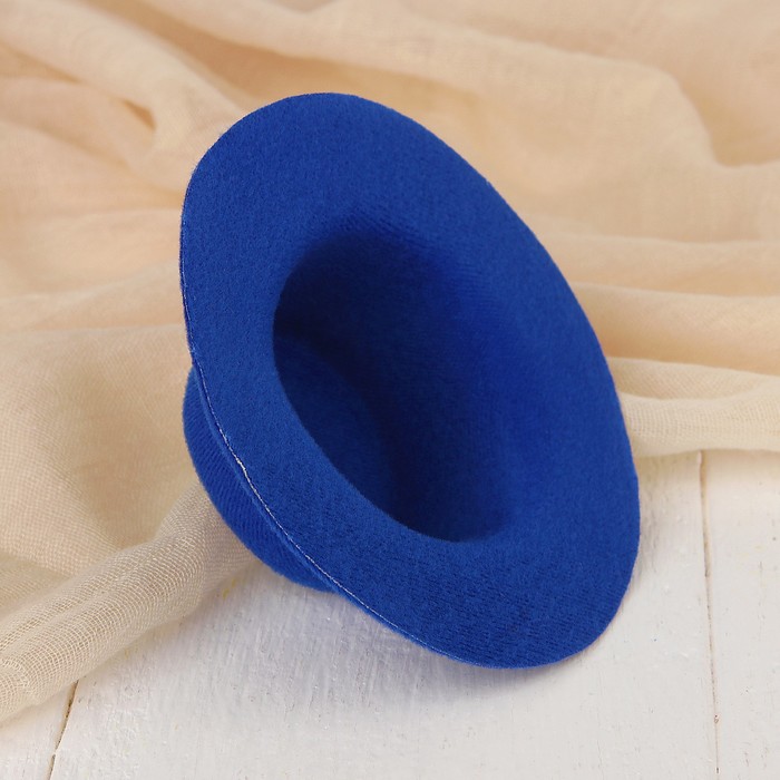 Шляпа для игрушек, размер 10 см, цвет синий