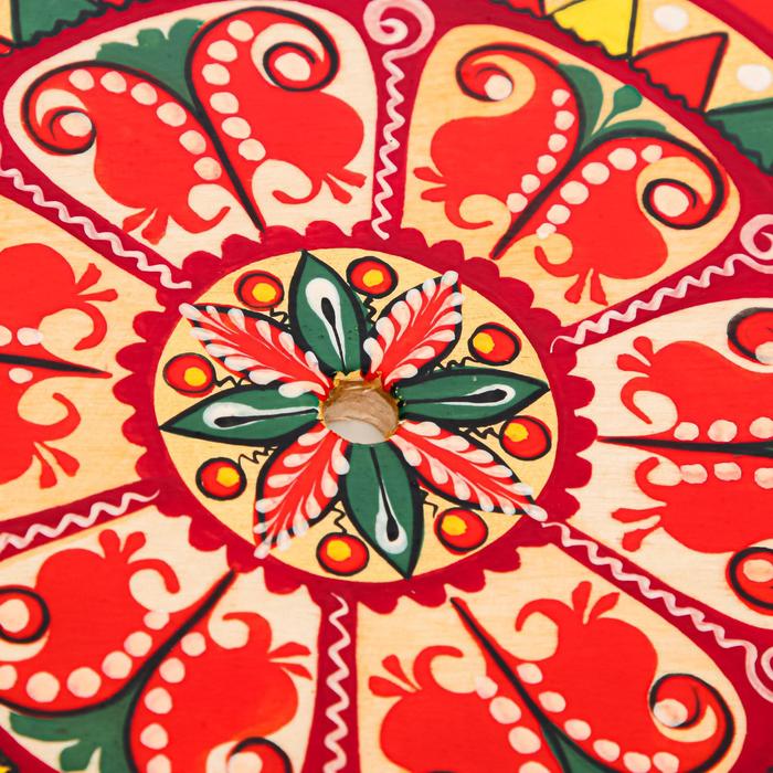 Подставка под горячее, 17×17 см, пучужская роспись