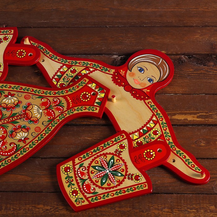 Набор кухонный «Матрёшка», 4 предмета, пучужская роспись