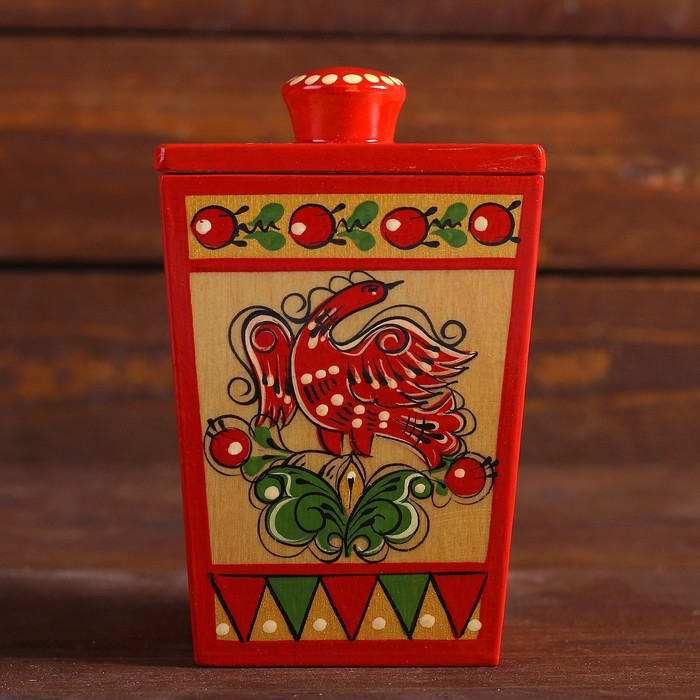 Набор ставцов, 5 предметов, борецкая роспись