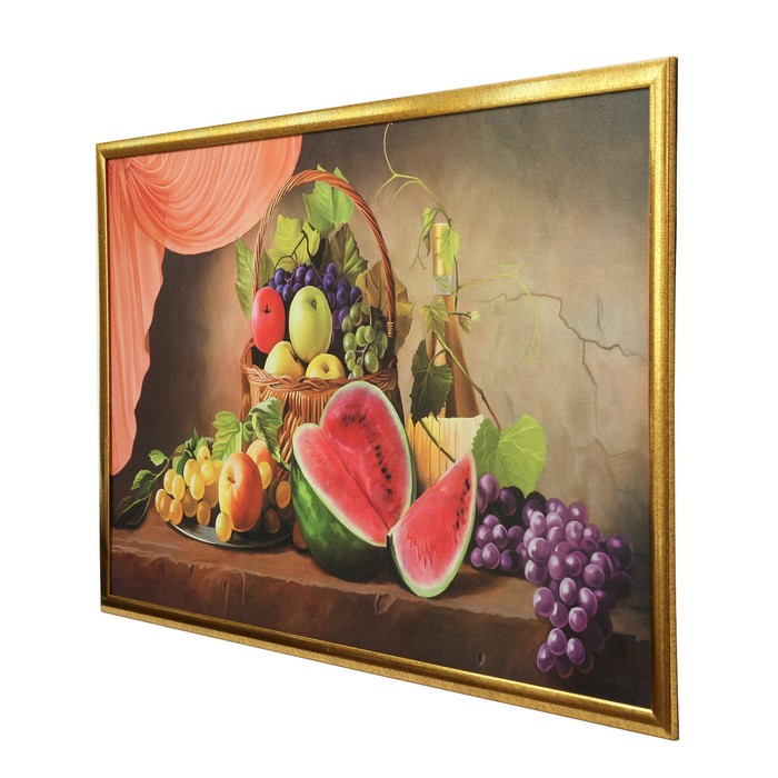 Картина "Натюрморт с фруктами" 65х105 см