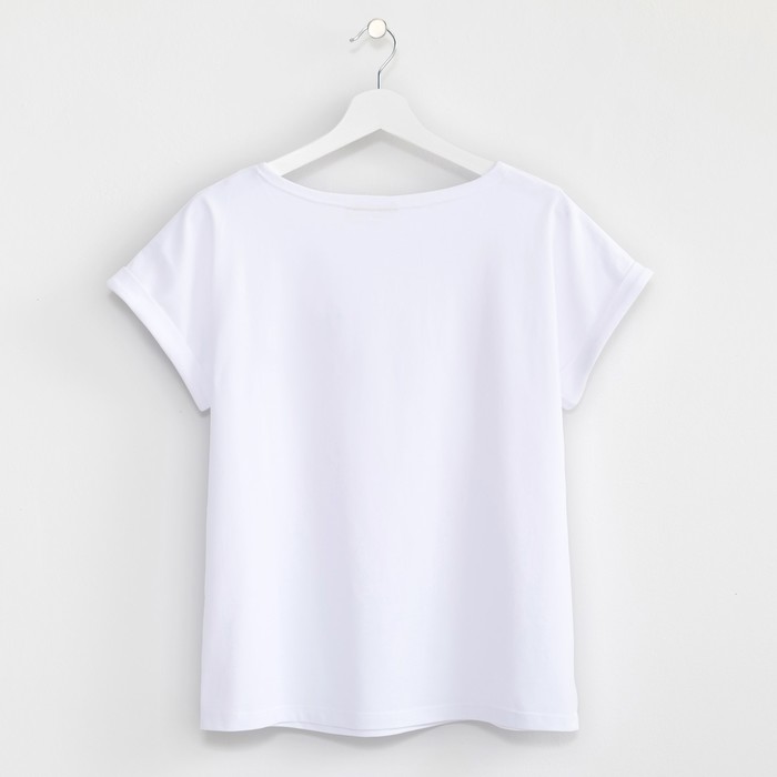 Футболка женская KAFTAN "Summer time", р-р 48-50, белый