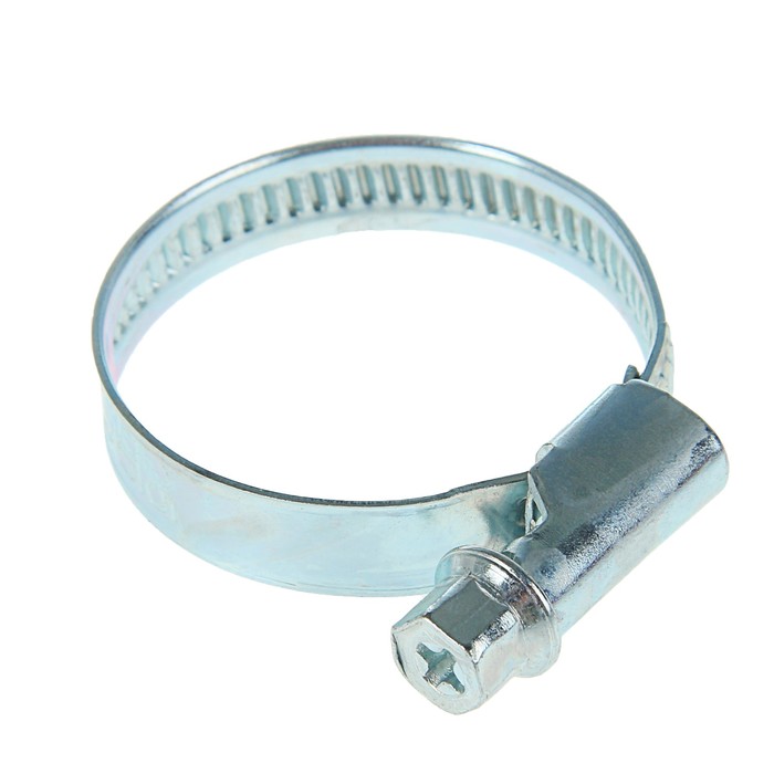 Хомут червячный "Стандарт", диаметр 25х40 мм, в упаковке 4 шт.