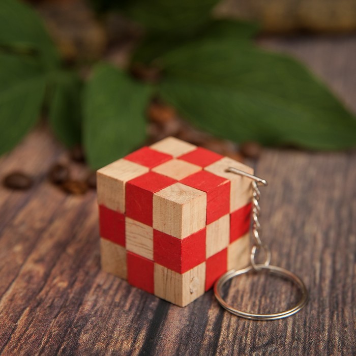 Брелок головоломка "Кубик" МИКС 3,5х3,5х3,5 см