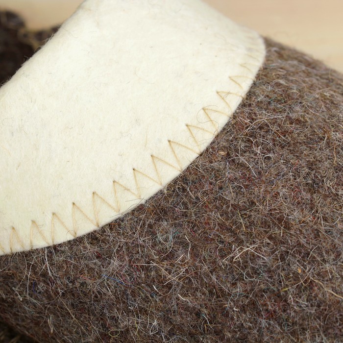 Тапочки для бани "Классика" женские, комбинированные