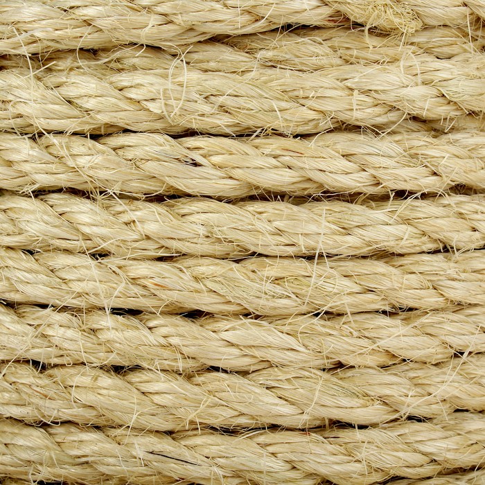Веревка сизалевая крученая 14,0 мм (60 м), бухта