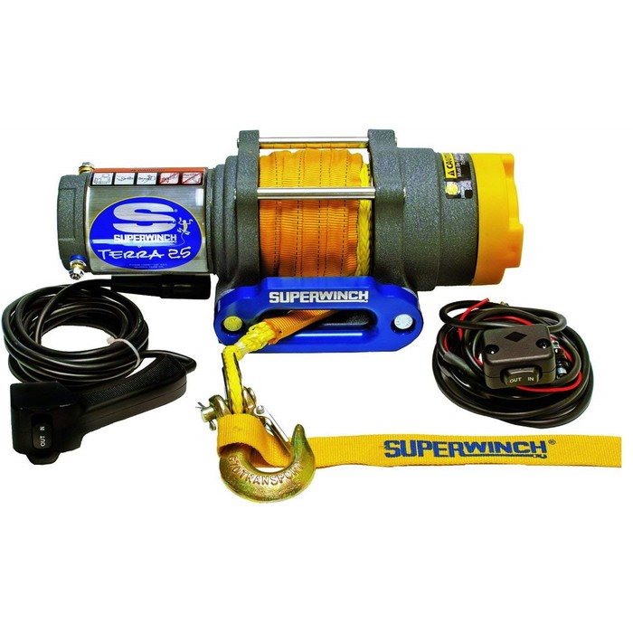 Лебедка электрическая Superwinch TERRA 25 с синтетическим тросом