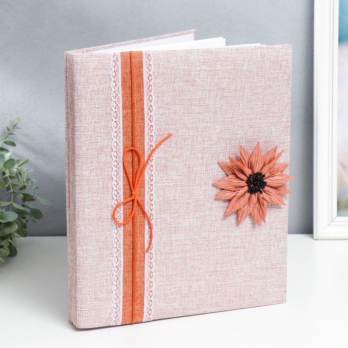 Фотоальбом на 100 фото 13х18 см "Прованс. Сесилия" текстиль 32,5х27,5х4 см