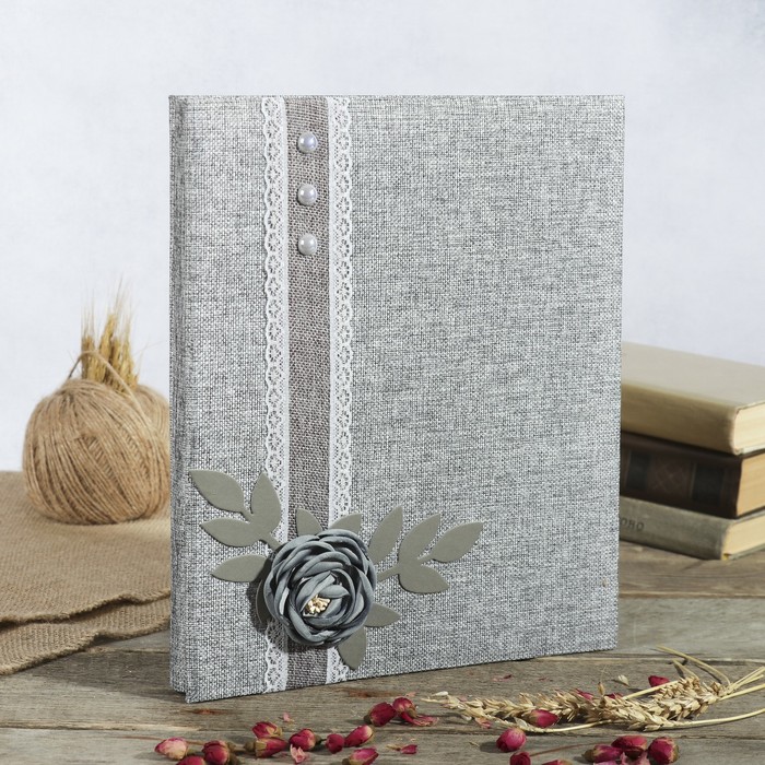 Фотоальбом на 100 фото 13х18 см "Прованс. Делайн" текстиль 32,5х27,5х4 см