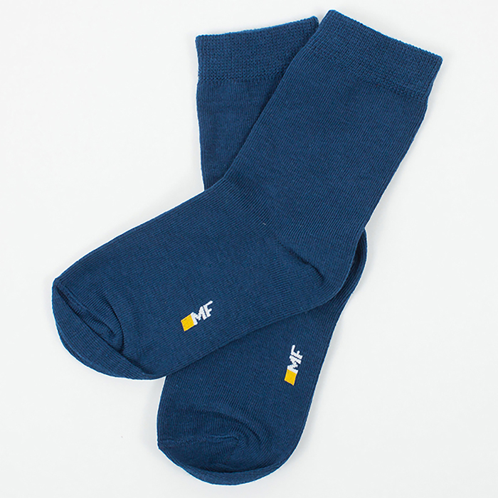 Носки детские, цвет синий, размер 14