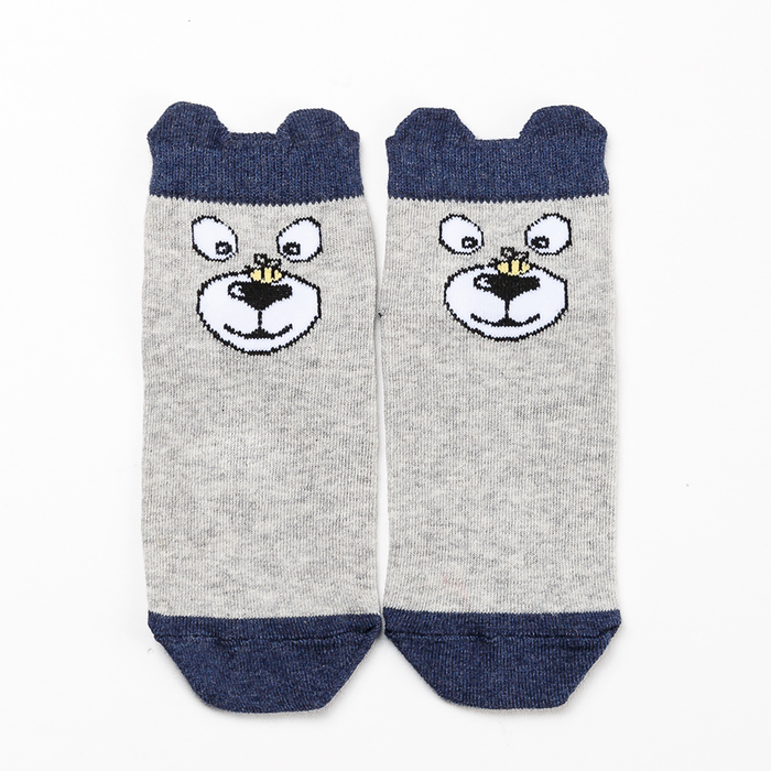 Носки детские, цвет джинсовый меланж, размер 18