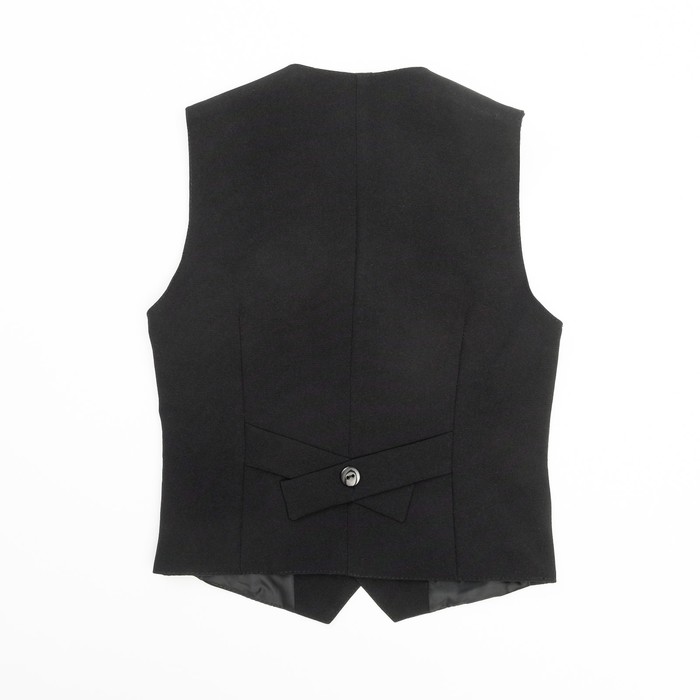 Жилет для мальчика, рост 104 см, цвет черный