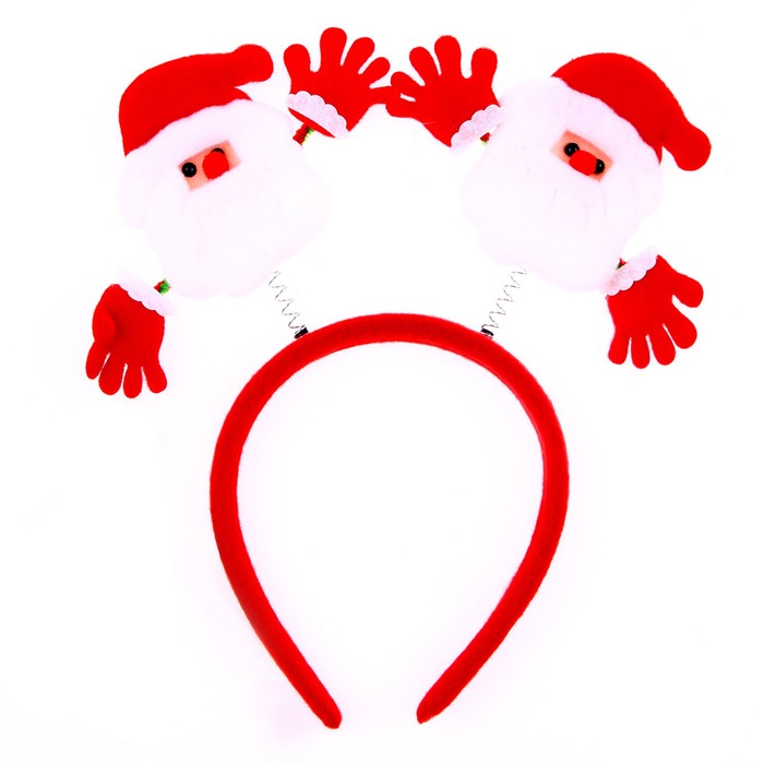 Карнавальный ободок «Дед Мороз» ободок для волос карнавальный дед мороз