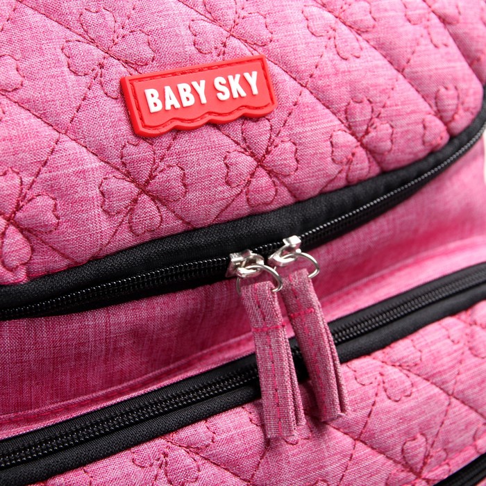 Рюкзак женский, для мамы и малыша, с ковриком для пеленания, цвет бордовый