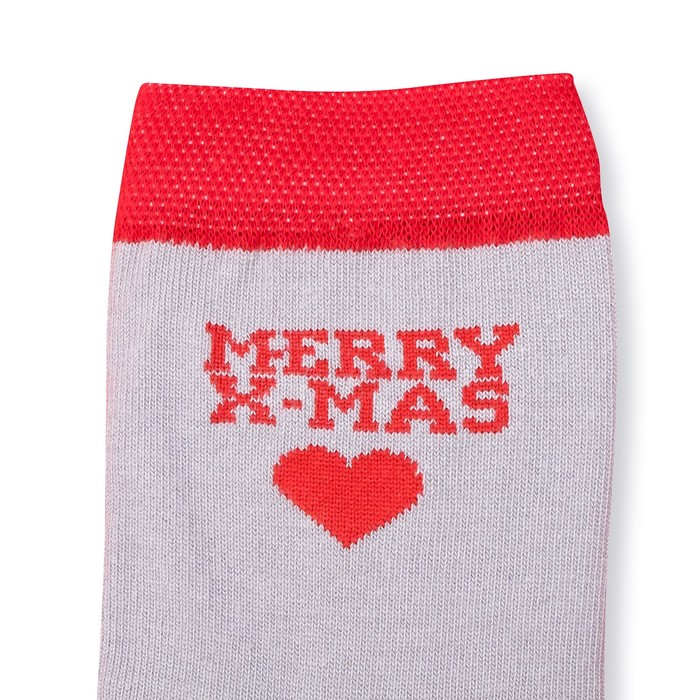 Носки женские "X-Mas" р-р 36-40 (23-25 см) 80% хл, 15% п/э, 5% эл