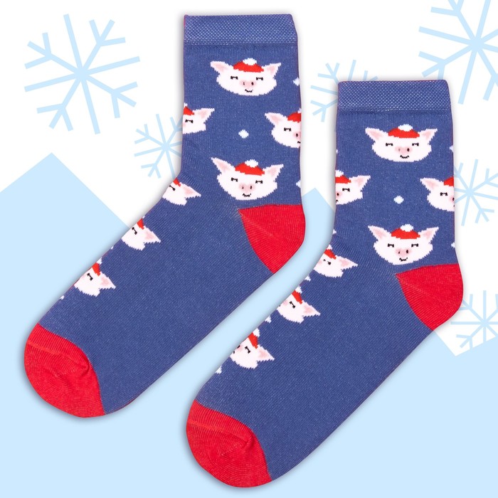 Носки женские "Pigs" р-р 36-40 (23-25 см) 80% хл, 15% п/э, 5% эл