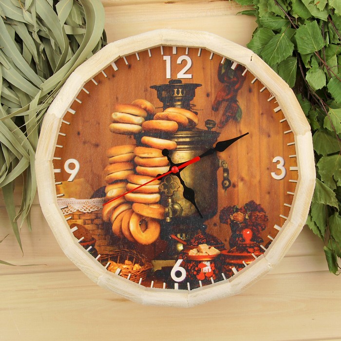 Часы банные бочонок "Угощения"