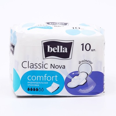 Гигиенические прокладки Bella Classic Nova Komfort, 10 шт - Фото 1