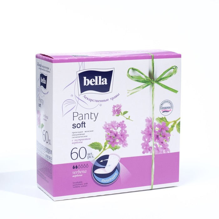  Ежедневные прокладки Bella Panty Soft «Вербена», 60 шт