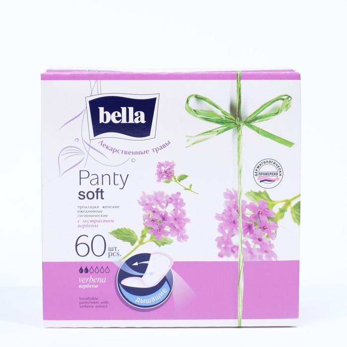 

Ежедневные прокладки Bella Panty Soft «Вербена», 60 шт